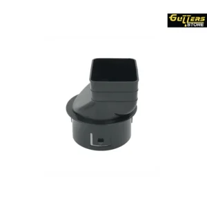 Gutter Adapter black 2X3 to 4
