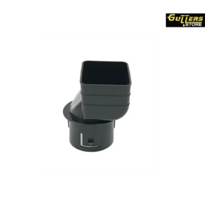 Gutter Adapter black 2x3 to 3