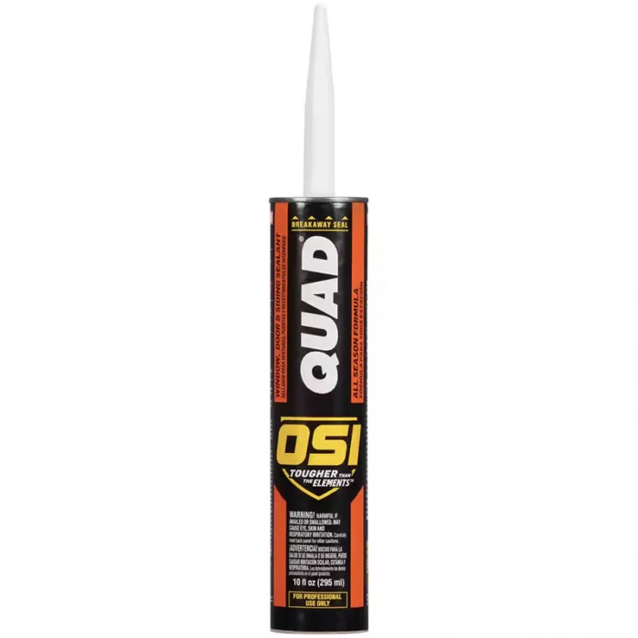 QUAD Advanced 10 oz. White #001 Exterior, Window, Door, and Siding Caulk Sealant